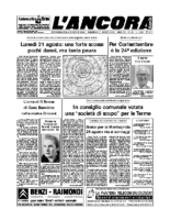 Per Corisettembre è la 24ª edizione Lunedì 21 agosto: una forte ...